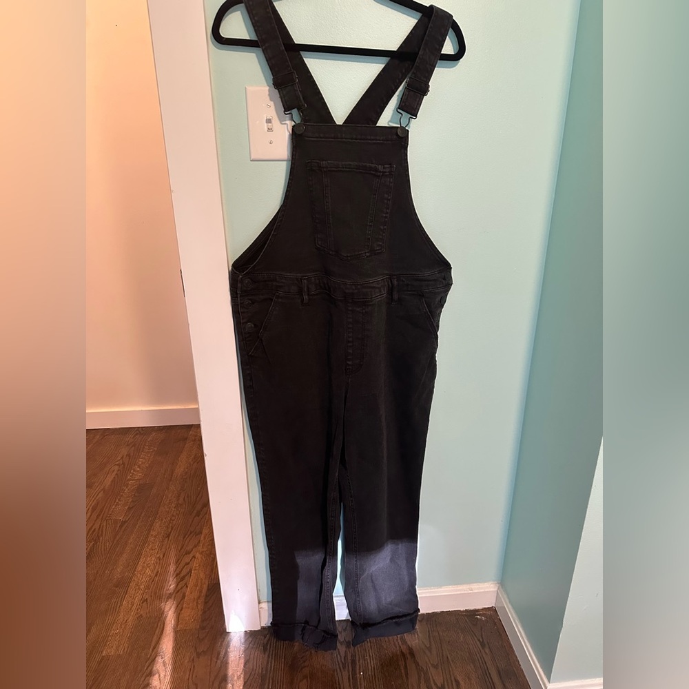 Ava & Viv Black Denim Overalls